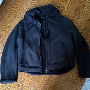 Athleta black cozy Fleece Jacket